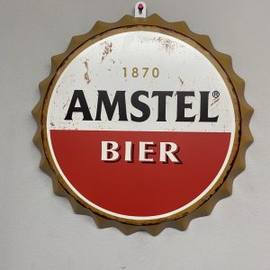 Metal bottle top Amstel
