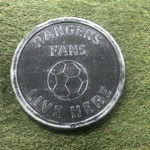 Ranger fans live here football plaque