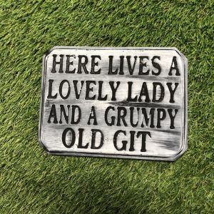 Here lives a lovely lady and a grumpy old Git