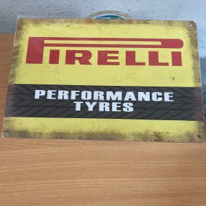 Metal sign  Pirelli Tyres