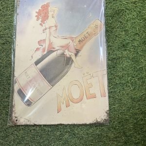 Metal Sign Moët