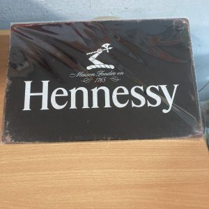 Metal sign Hennessy