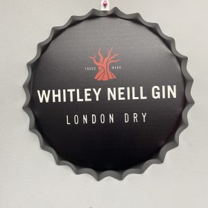 Metal bottle top  Whitley Neil gin