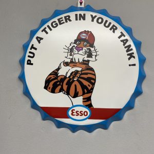 Metal bottle top Esso