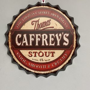 Metal bottle top Caffreys stout