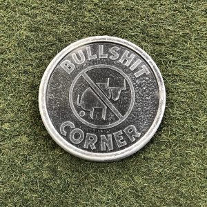 Bullshit Corner plaque