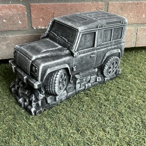 Land Rover on rocks