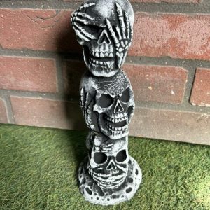 skull hear no speak no see no evil